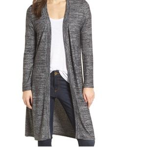 Anthropologie Duster Full Length Cardigan Heather